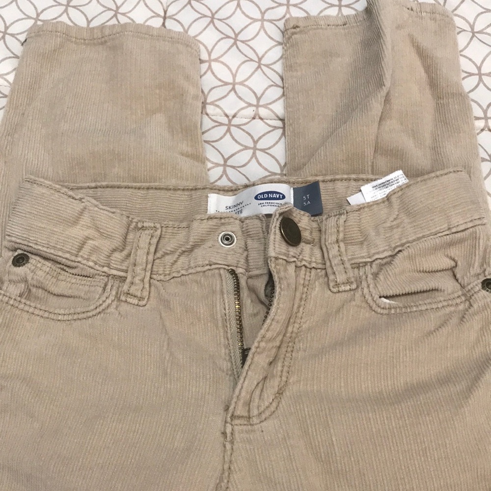 Boys skinny corduroy pants 5T